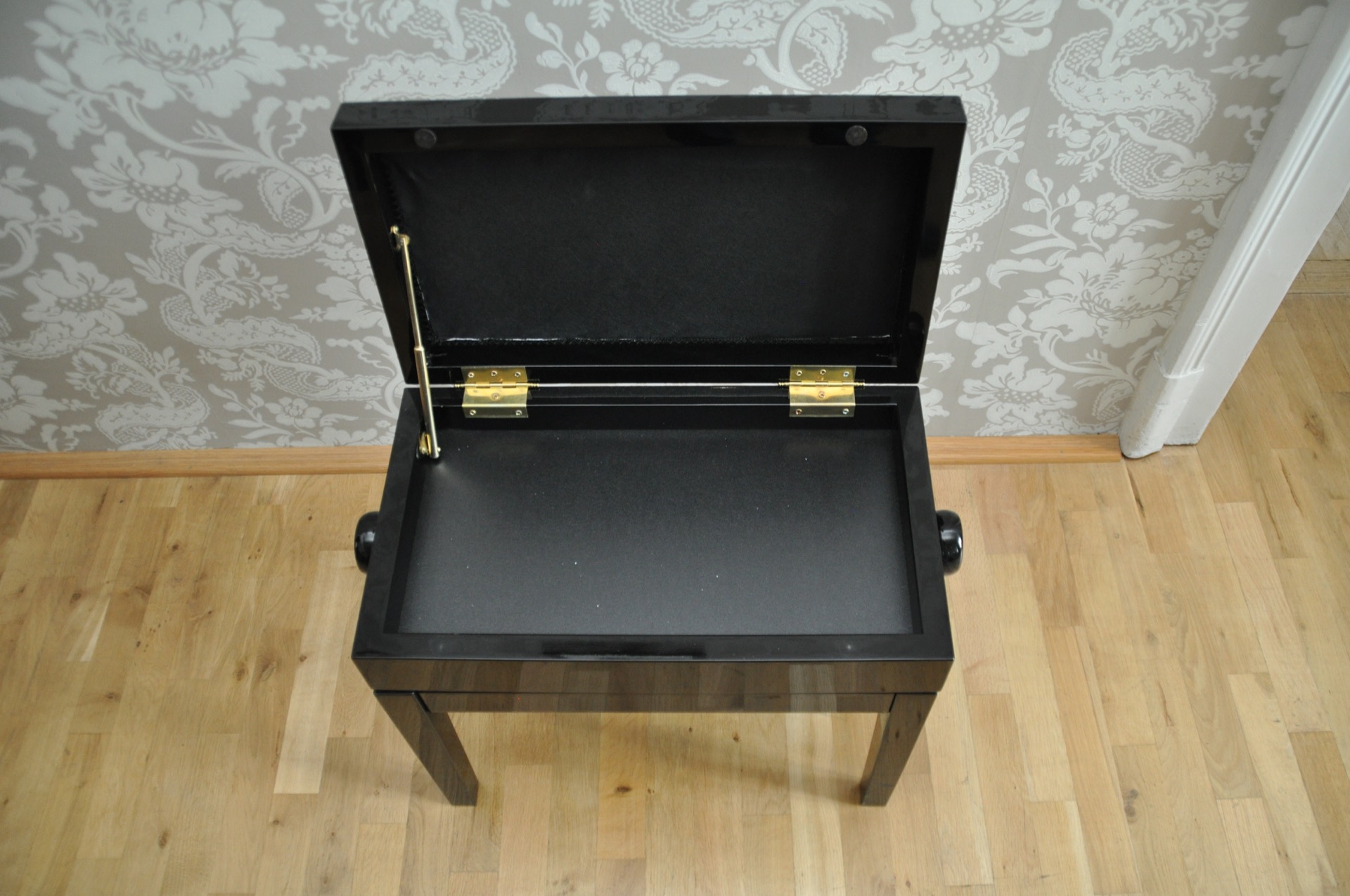 Klavierbänke: höhenverstellbare Klavierbank mit Fach